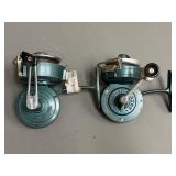 Two LUXOR Pezon & Michel Spinning Reels