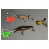 Three Vintage Fishing Lures