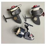 Three Spinning Reels