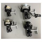Four Mitchell Spinning Reels