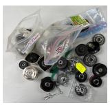 Assorted Fishing Reel Spools, Parts