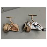 Pair of J.W. Young & Sons Ltd. Spinning Reels