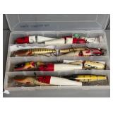 Lucky Strike Big Pike/Musky Lures in Case