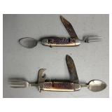 Two Japanese Hobo Utility Camping Knives