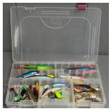 Assorted Lures in Case