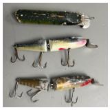 Three Large Pikie Lures