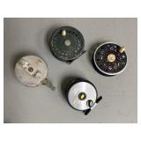 Four Fly Fishing Reels