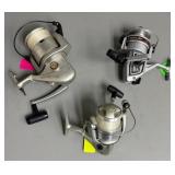 Three Spinning Reels