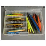 Assorted Rapala Floating Stick Baits in Case