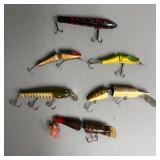 Assorted Vintage Painted Wood Lures