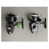 Two Garcia Mitchell 300 Spinning Reels, 1970s