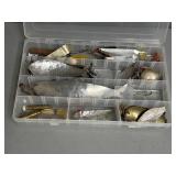 Assorted Hand Made Metal Spoons in Case