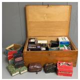 Wooden Crate With Contents