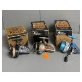 Three J.W. Young & Sons Ltd. Reels in Original Box