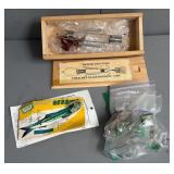 Herring Teaser Style Lures, Glass Minnow Tube Lure