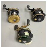 Three ABU Garcia Baitcast Reels