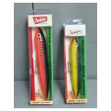 Pair of Heddon Magnum Zara Spook Wood Lures