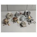 Assorted Baitcast and Centrepin Reels