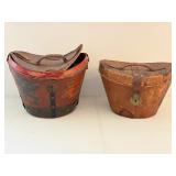 Two Antique Gentleman's Hats in Boxes