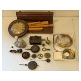 Assorted Clock Parts as Shown