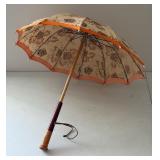 Colllapsible Silk Screened Parasol
