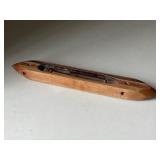 Vintage Boat Shuttle Weaving Tool