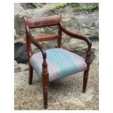 Regency Style Desk Armchair Mid 1800