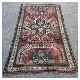 Antique 19th Century Kazak 'Eagle' Area Rug