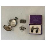 Assorted Silver Jewelry