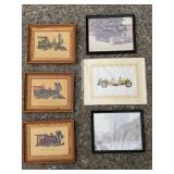 Assorted Train and Car Prints