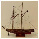 Wooden Scale Model of the Bluenose Ship