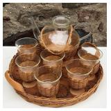Jena Glas 1950s Tea Service on Tray