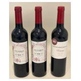 Three 750 mL Bottles of Portuguese Red Wine