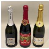 Three 750 mL Bottles of Sparkling Wine