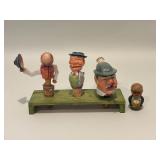 Whimsical Folk Art Bottle Stoppers