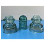 Vintage insulators, Whitall Tatum/NY