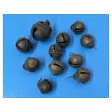 Antique brass sleigh bells