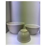 Stone Ware 3 Mixing Bowls