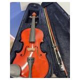 Fiddle in Case. Needs new strings