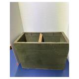 Vintage Large Amo Military Box Wood 18x14x9 1/2