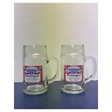 Budweiser Ex Large Beer Mugs 8 1/4ï¿½ tall
