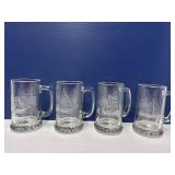 Ship Glass Steins Clipper Barkencline Brig