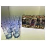 Germany Tin And Beverage/Ice Tea Glasses