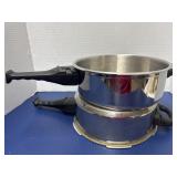 Magefesa two Stainless Steel Pots no lids