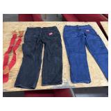 Wild Ass 38x30 Black and Blue Denim Carhartt