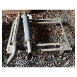 38ï¿½ Tractor Muffler Metal Dollie