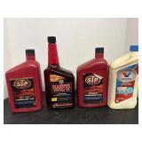 Marvel Mystery Oil STP Transmission Fluid and