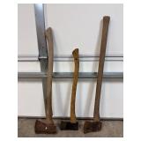 Antique 3 Axe
