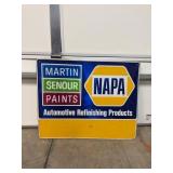 NAPA Martin Senior Paints metal sign 30x24
