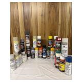 Tractor Paint. mostly new and full cansv